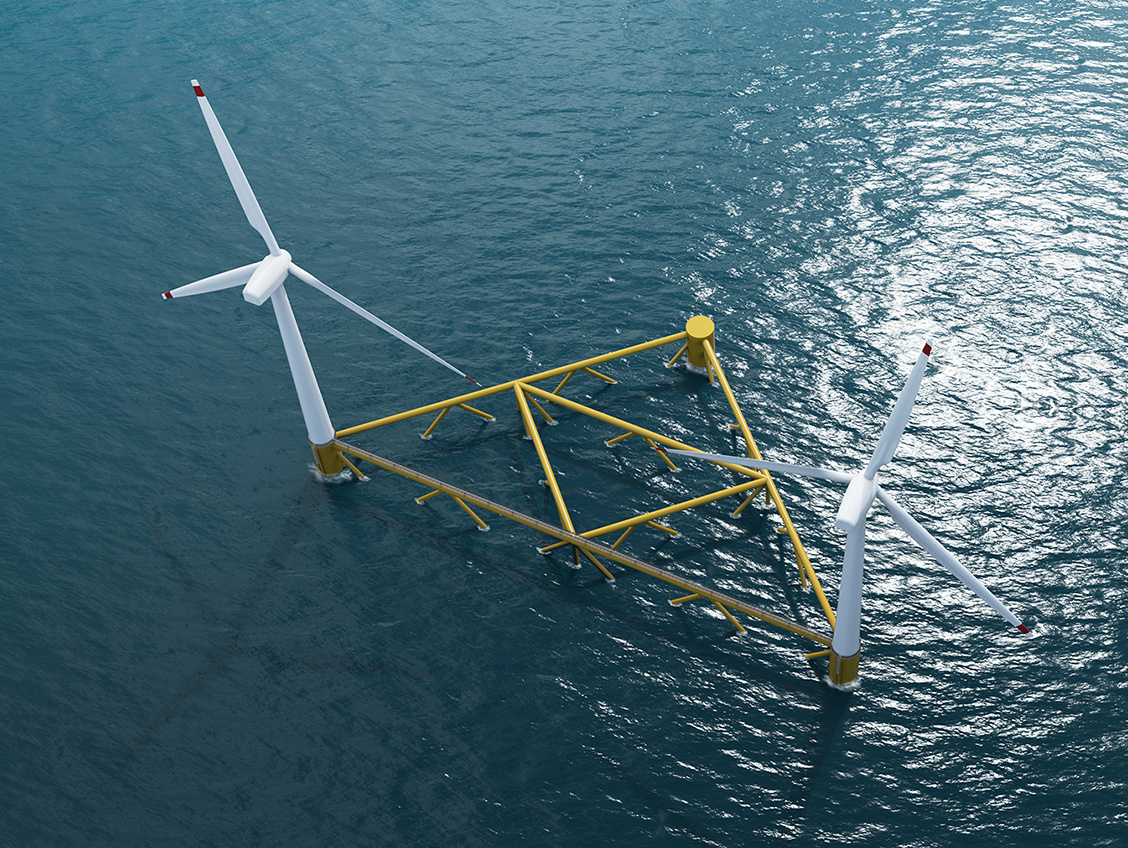32MW 浮体式風力パイオニアが 1 ポンドで販売